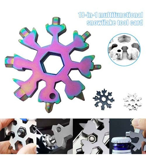 18 in 1 Snowflake Multitool