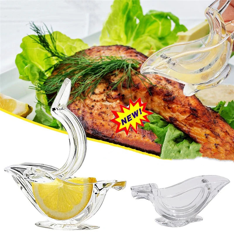 Boat Shape Acrylic Manual Lemon Slice Squeezer