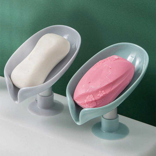 Hydraulic Leaf Shape Soap Holder Dish