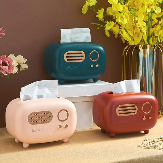 Retro Style Radio Tissue Box